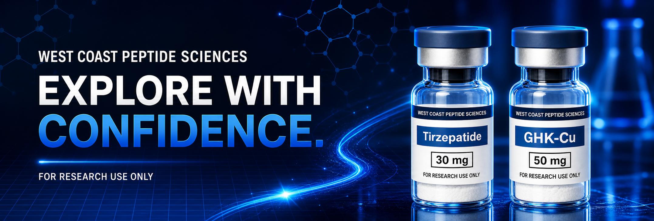 West Coast Peptide Sciences promotional banner