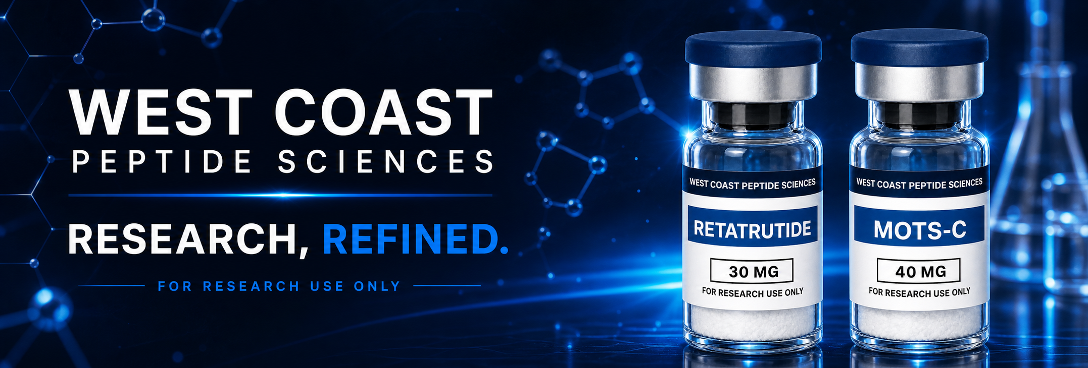 West Coast Peptide Sciences promotional banner