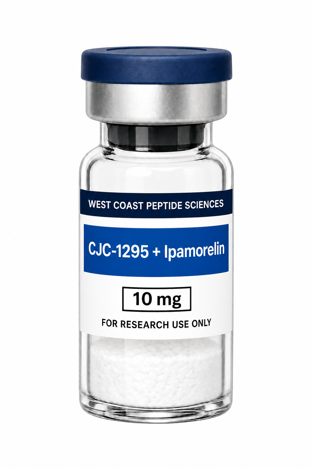 CJC-1295 plus Ipamorelin 10 milligram featured blend vial